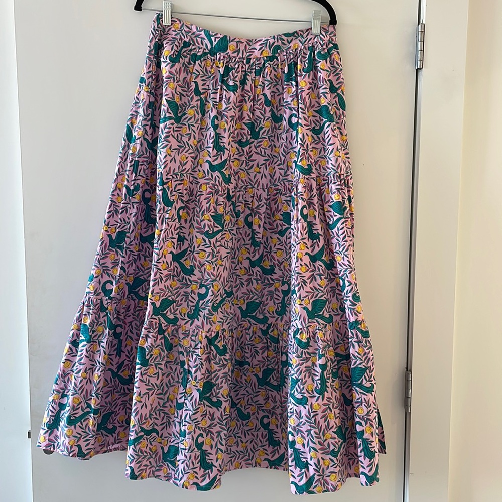 Banjanan Multicolor Floral Maxi Skirt